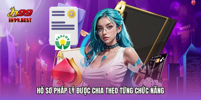 Hồ sơ pháp lý được chia theo từng chức năng