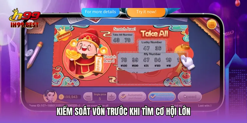 Kiểm soát vốn trước khi tìm cơ hội lớn